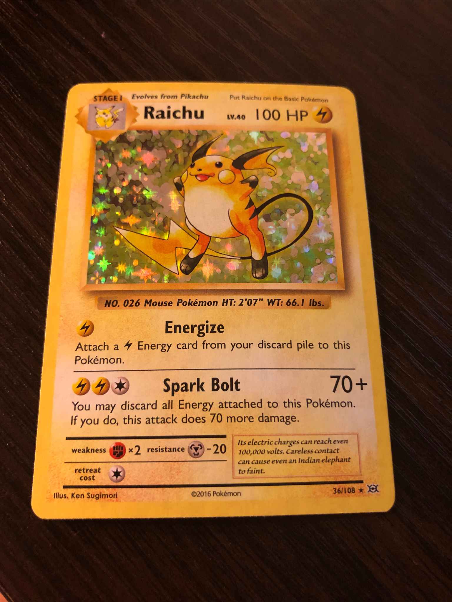 Raichu Holo Raichu Xy Evolutions Pokemon Online Gaming Store For Cards Miniatures Singles Packs Booster Boxes