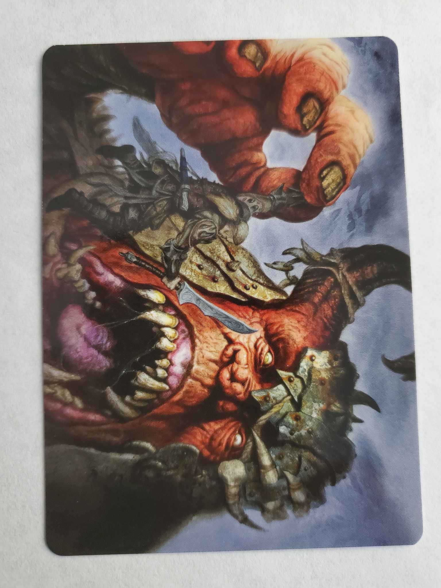 MH Art Series Mtg Magic Cards # 8A16 Ravenous Giant 37/54 