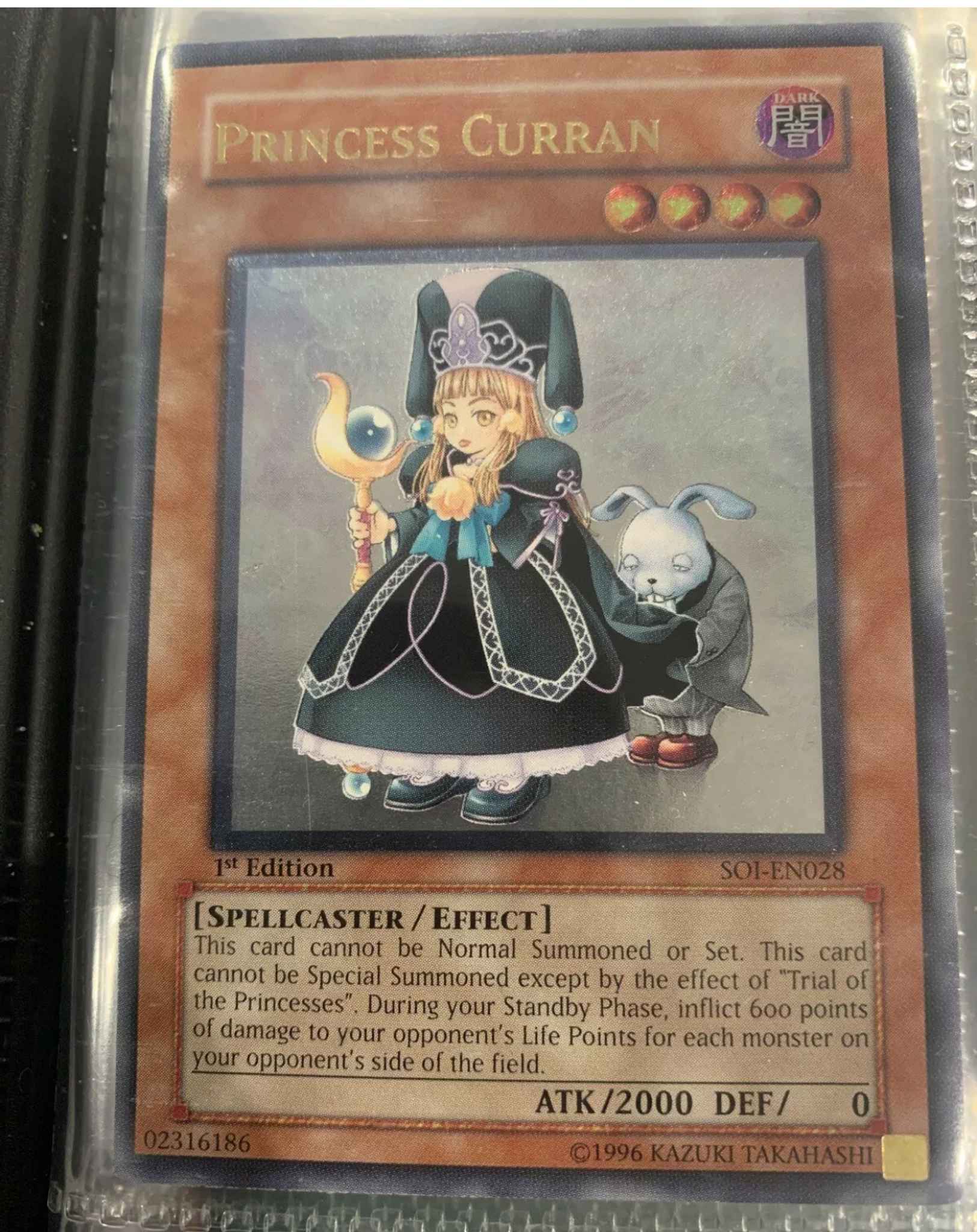 Ultimate Rare Princess Curran 1st Edition NM YuGiOh SOI-EN028 