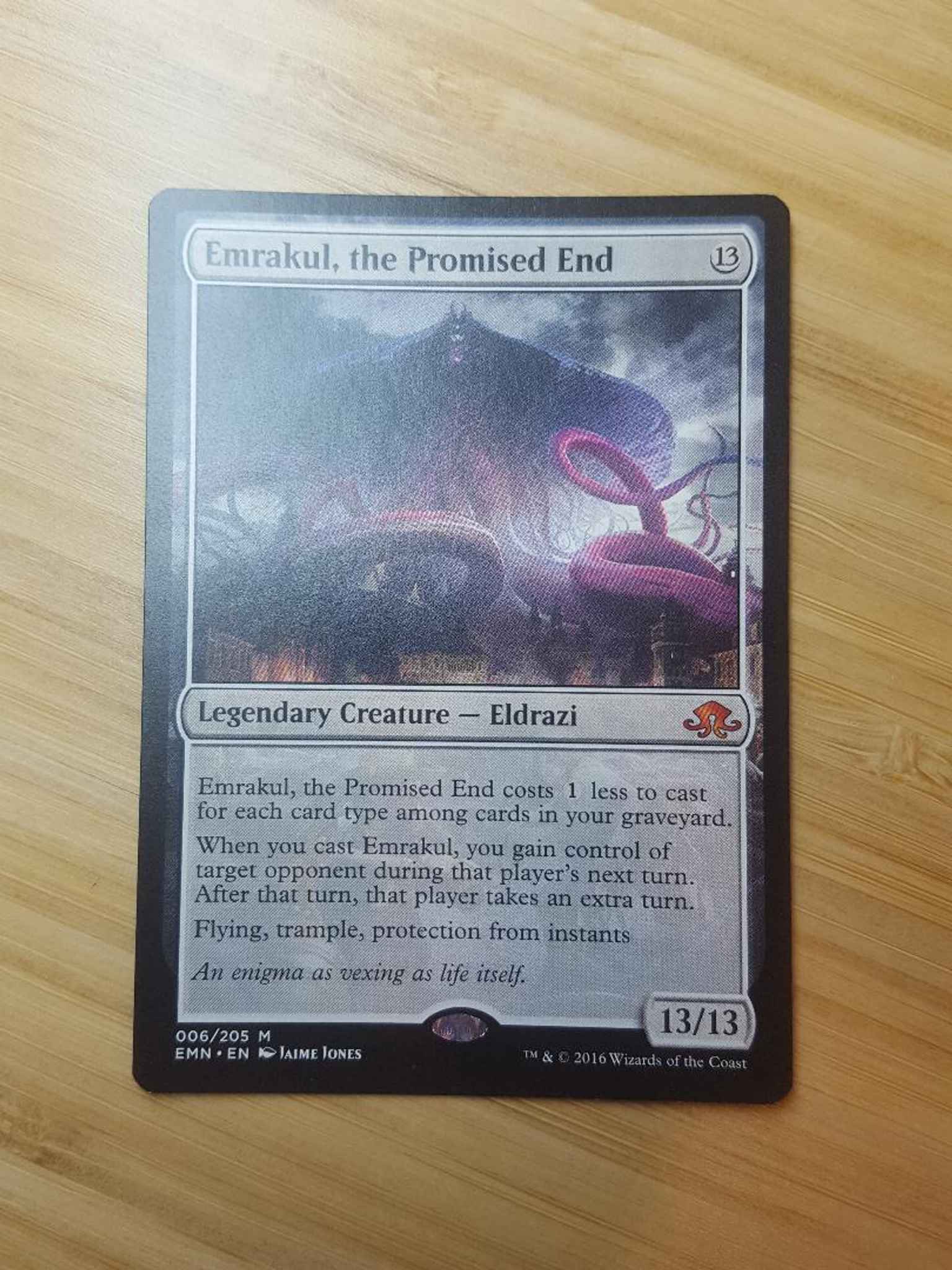 Details about   MTG Magic the Gathering Foil Emrakul the Promised End Eldritch Moon x1 NM #1 