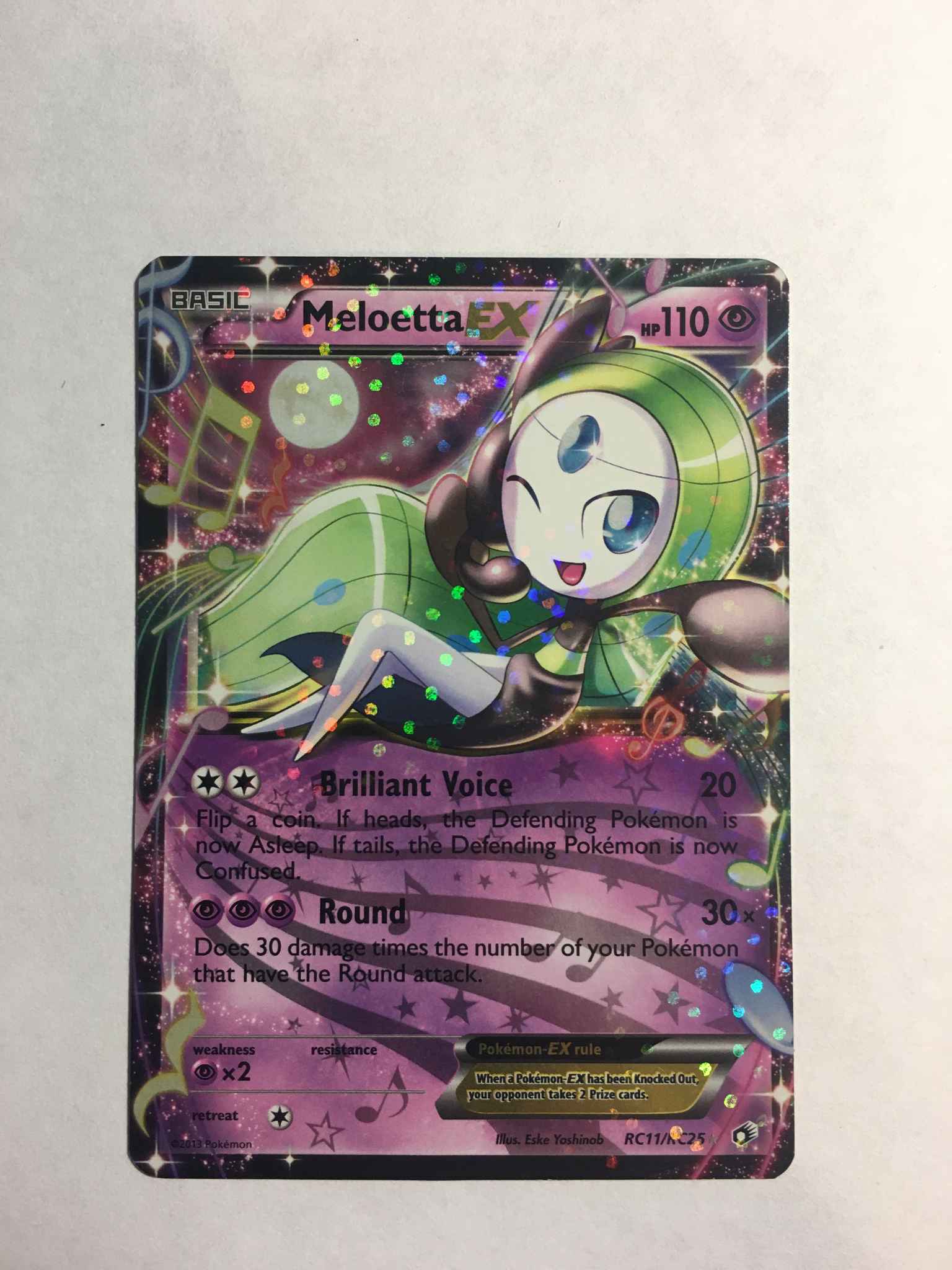 meloetta ex pokemon card