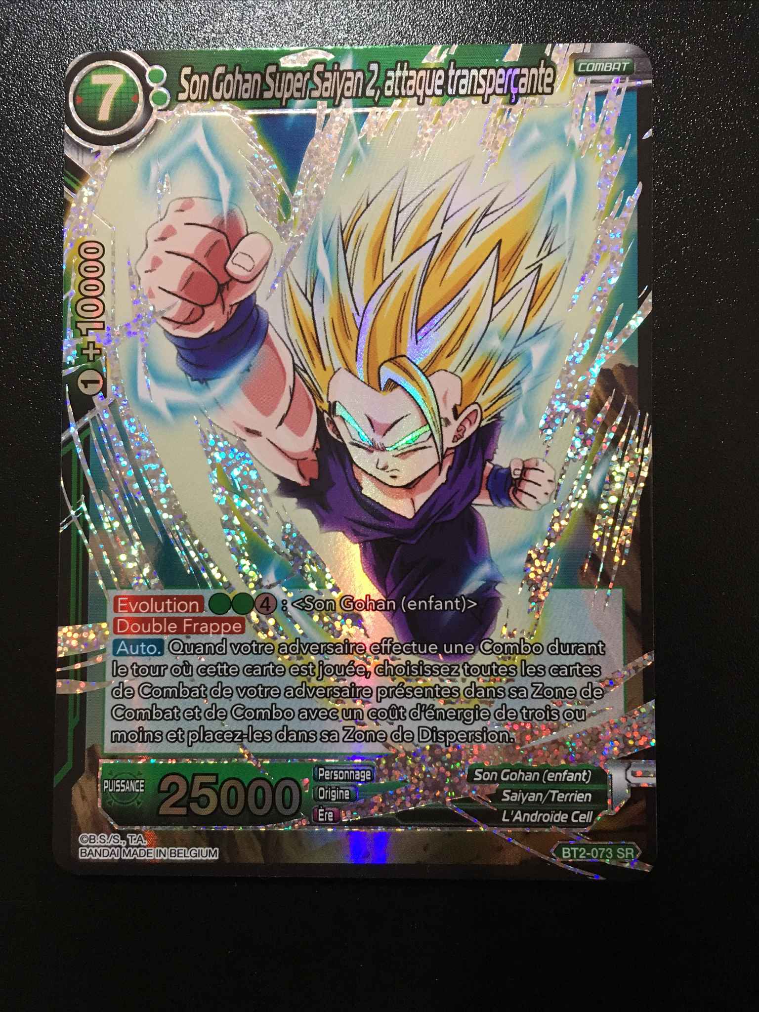 Japanese Anime Collectables Dragon Ball Super Card Game Piercing Super Saiyan 2 Son Gohan Sr Bt2 073 Collectables Sloopy In