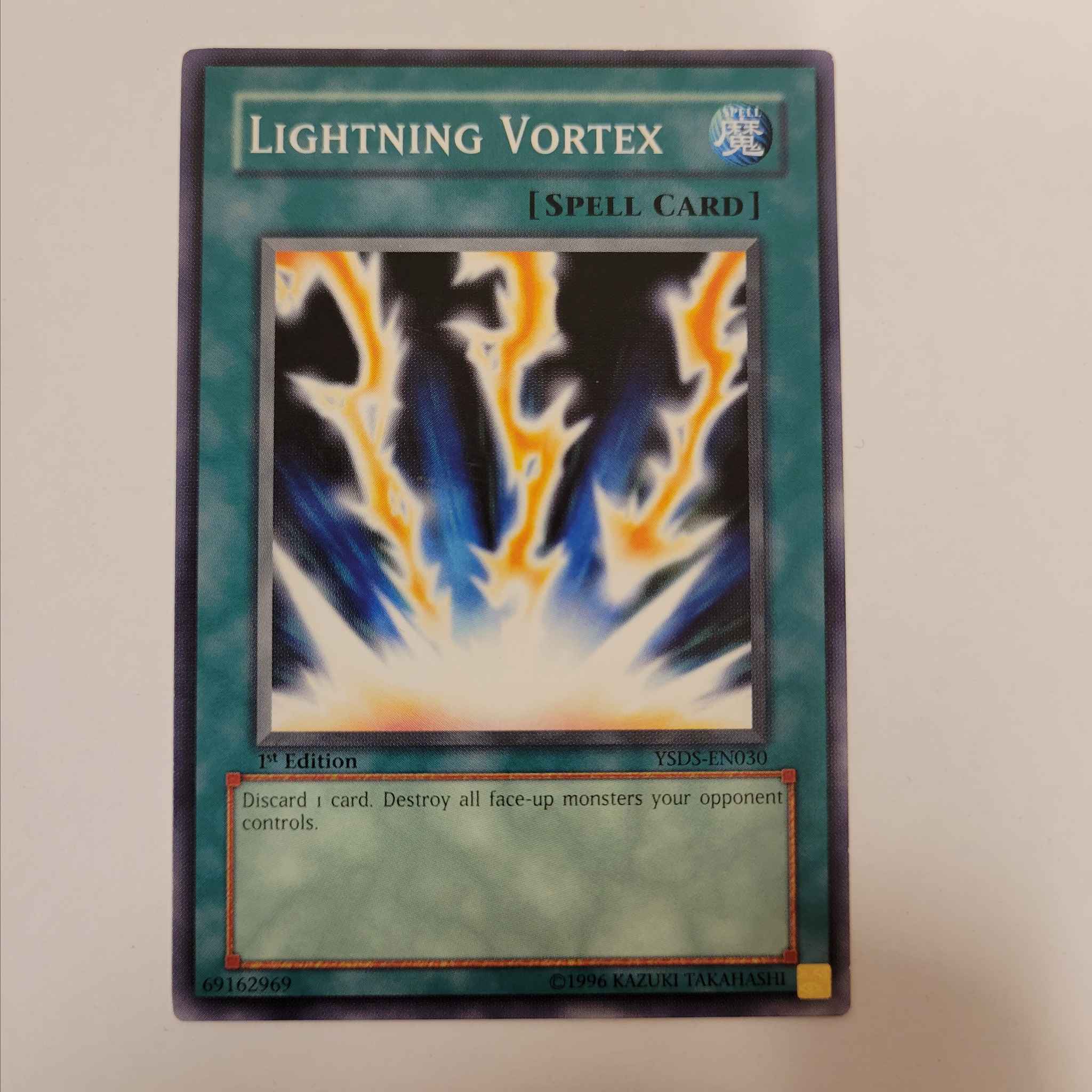 S YSDS-EN030 LIGHTNING VORTEX 1ST EDITION YUGIOH CARD 