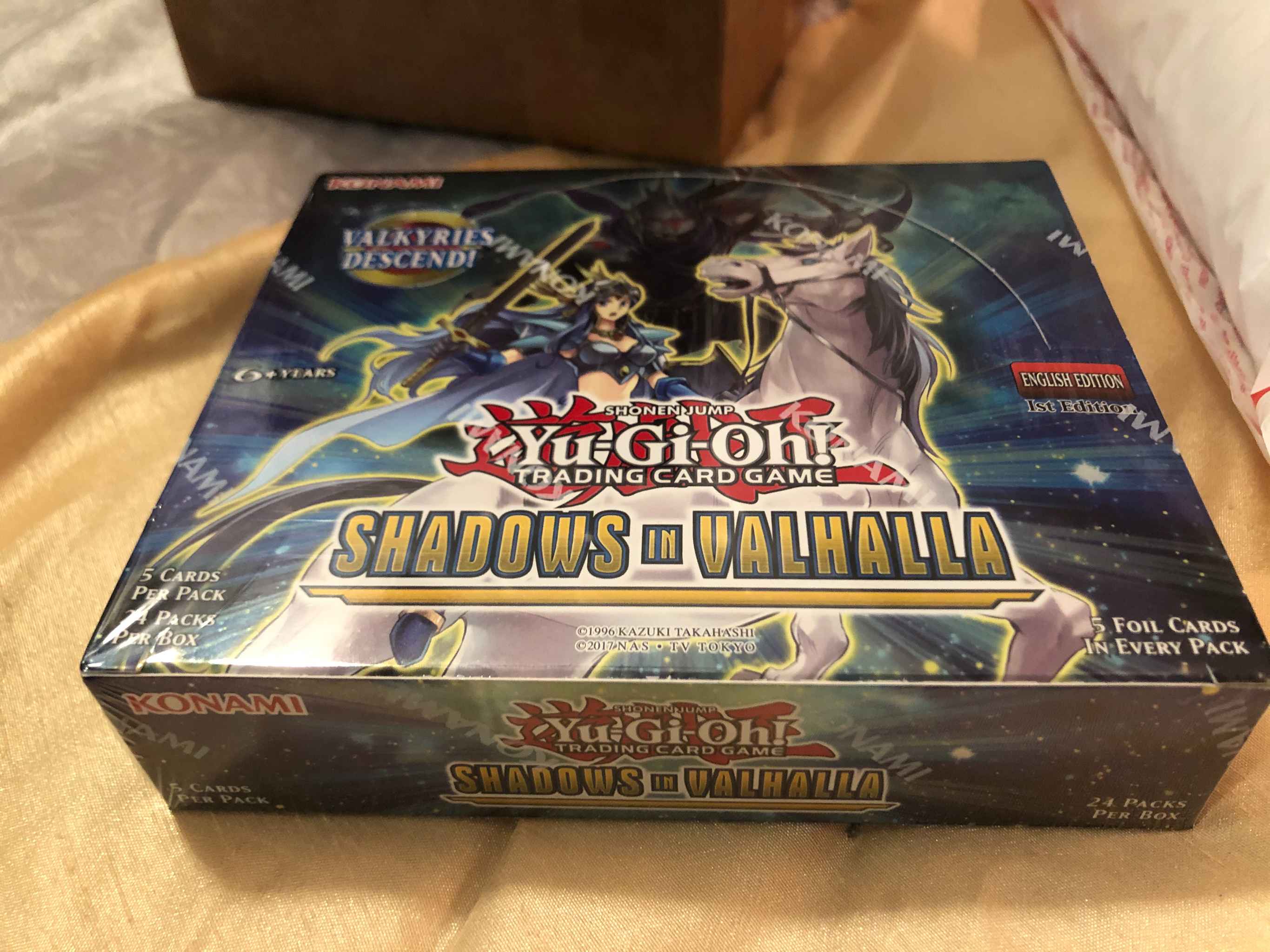 YuGiOh Shadows Over Valhalla Shadows in Valhalla Booster Box Sealed 24 Packs 