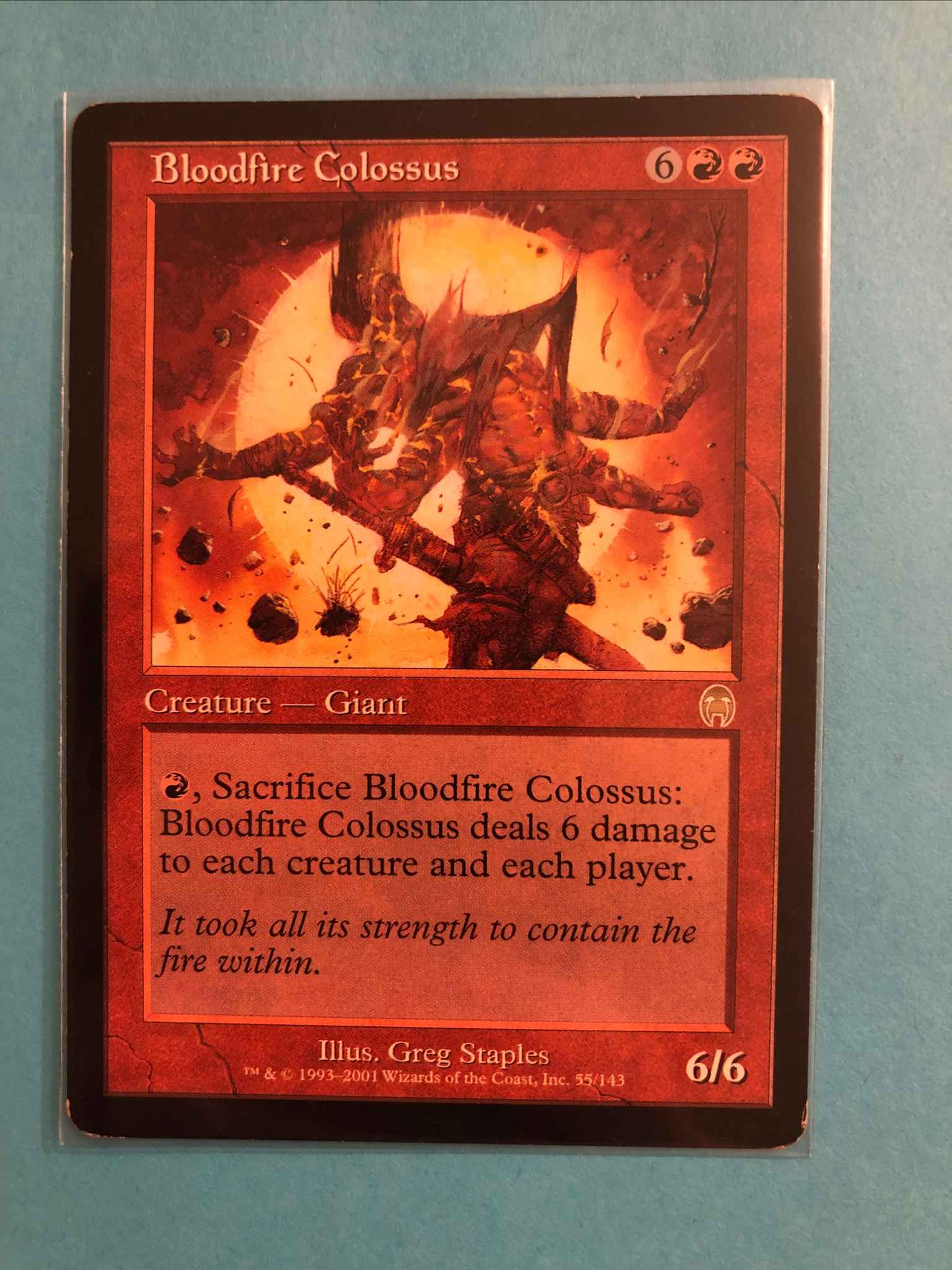 Bloodfire Colossus Mtg Apocalypse