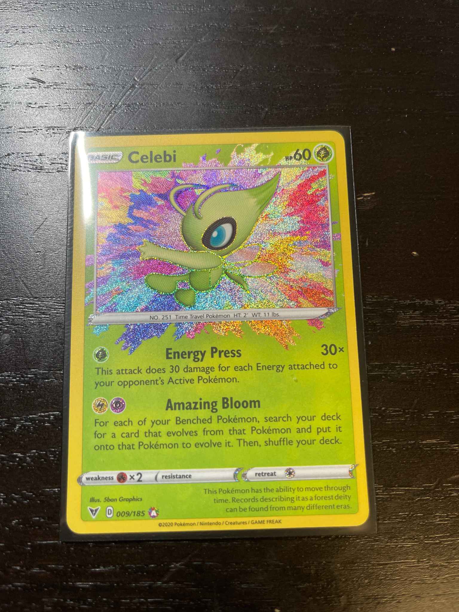 Celebi Amazing Rare Celebi Swsh04 Vivid Voltage Pokemon