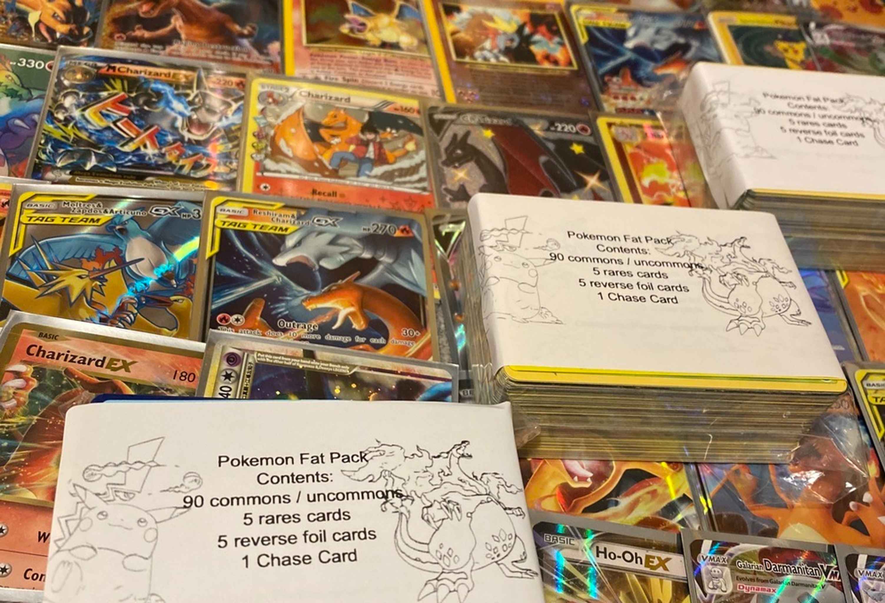 Pokemon Card Lot 100 OFFICIAL TCG Cards Ultra Rare Included GX HOLOS & V 