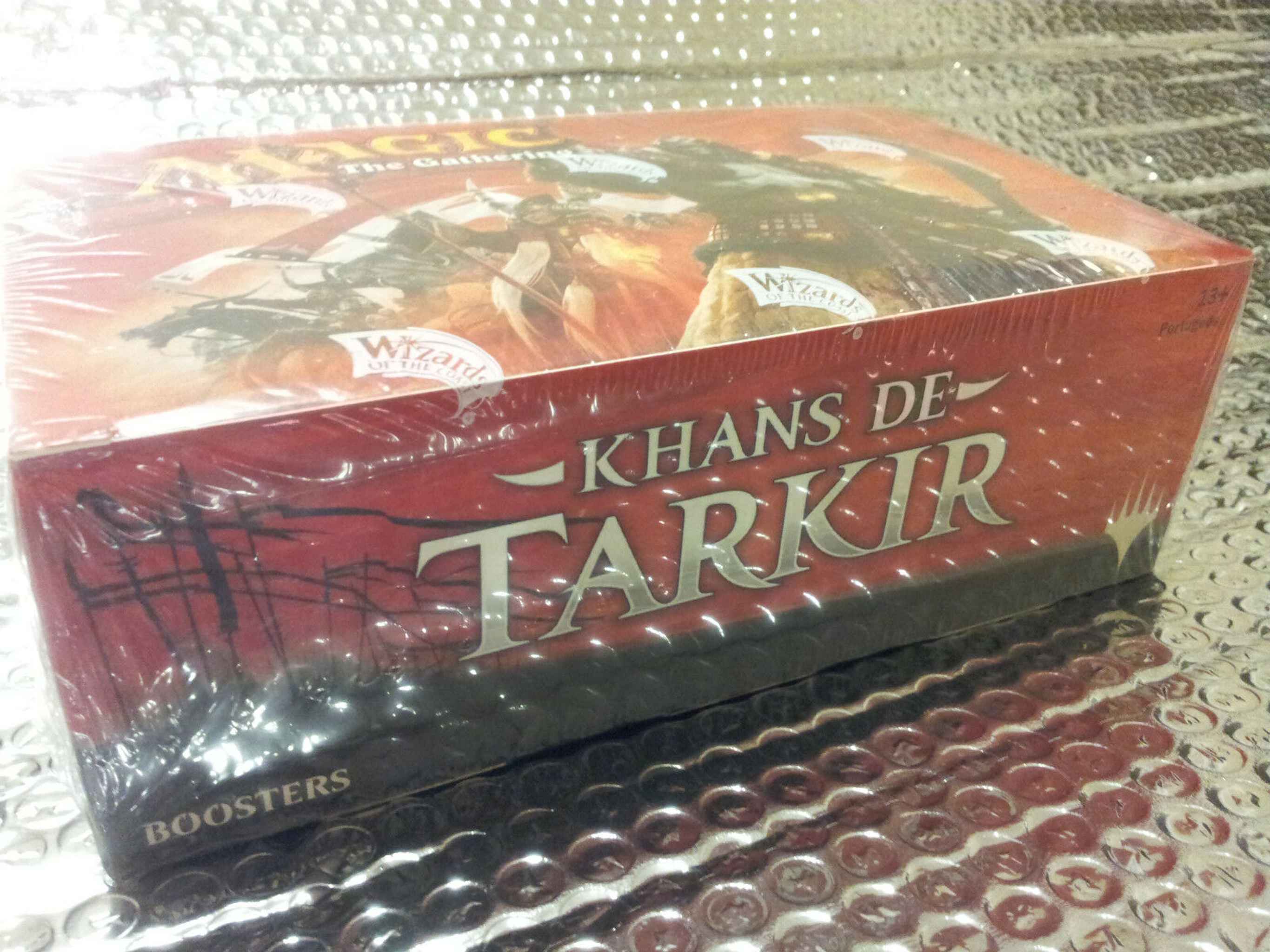 MAGIC THE GATHERING KHANS OF TARKIR SEALED BOOSTER PACK LOT OF 5 ENGLISH 