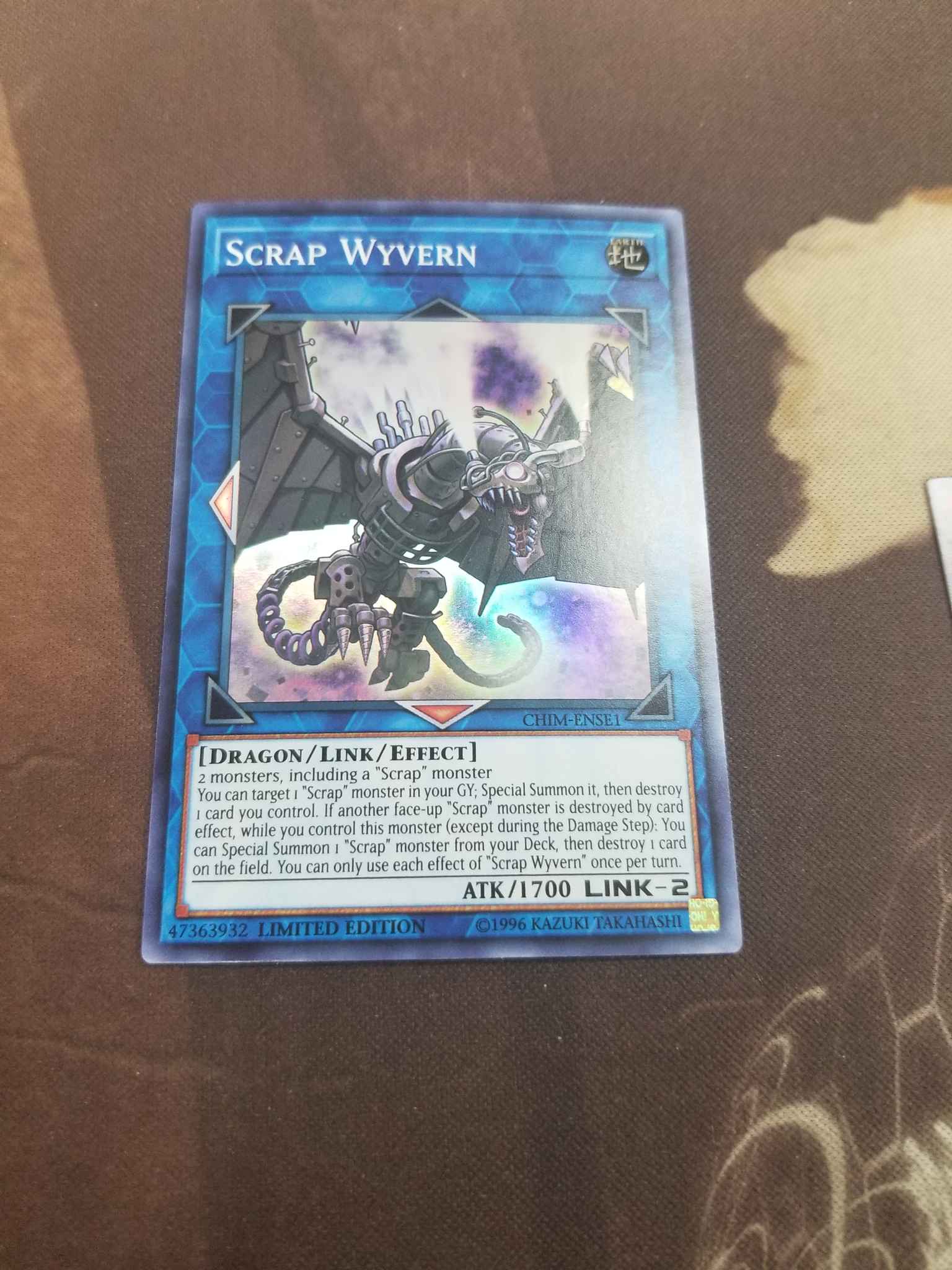 Scrap Wyvern Limited Edition Super Rare CHIM-ENSE1 Yu-Gi-Oh! 