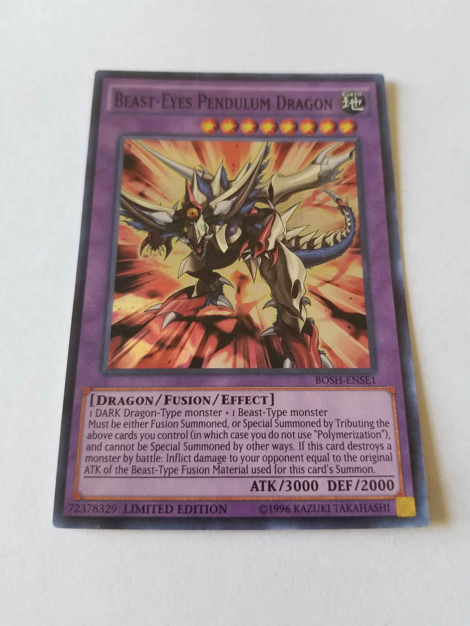 Beast Eyes Pendulum Dragon Beast Eyes Pendulum Dragon Breakers Of Shadow Special Edition Yugioh