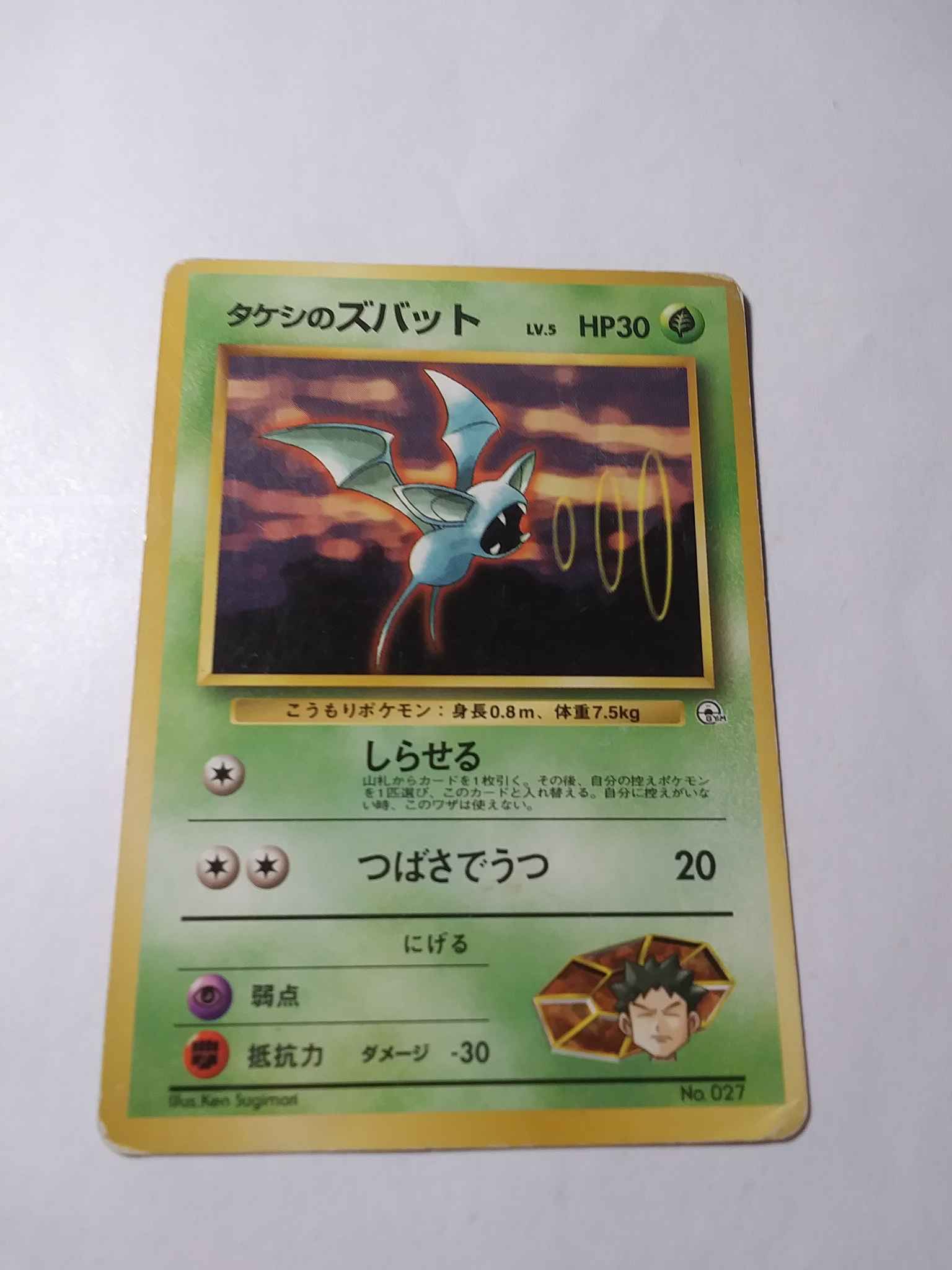 Japanese Brock S Zubat 27 Brock S Zubat 24 Gym Heroes Pokemon