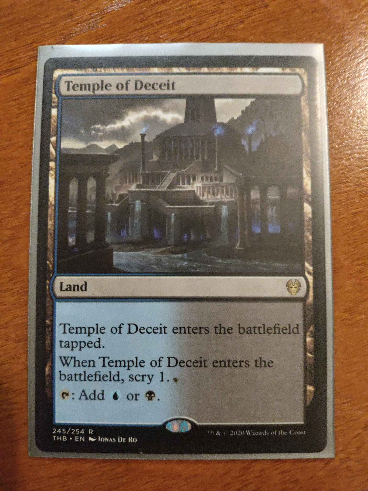 245 Theros Beyond Death Mtg THB MINT UNPLAYED FREE SHIP X1 Temple of Deceit