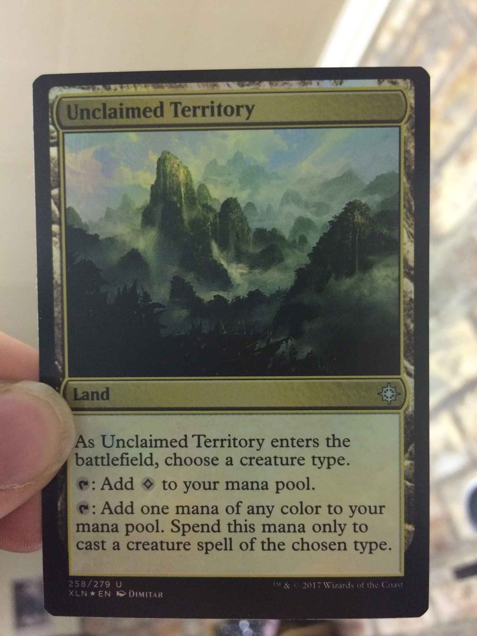 Unclaimed Territory MTG Magic The Gathering LP
