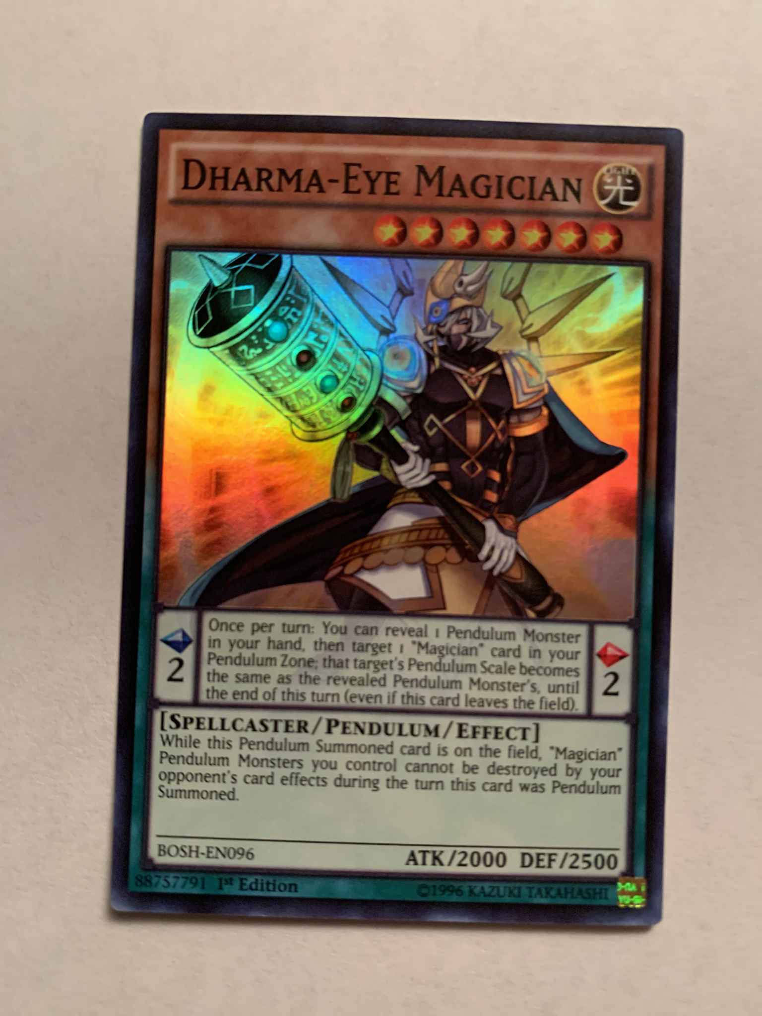 BOSH-EN096 Super Rare 1st Edition Dharma-Eye Magician