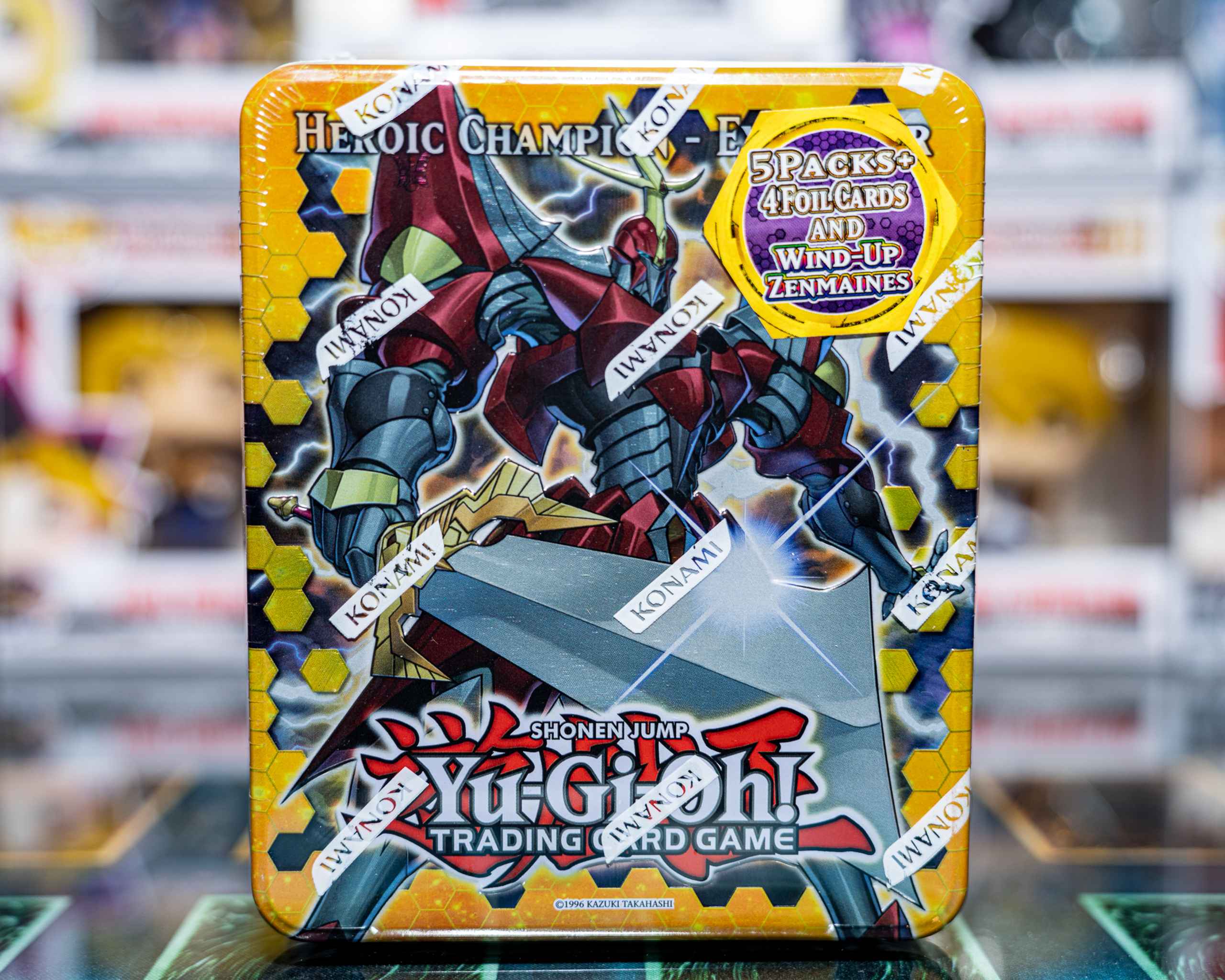Yu Gi Oh 2012 Wave 1 Heroic Champion Excalibur Collector Tin for sale online