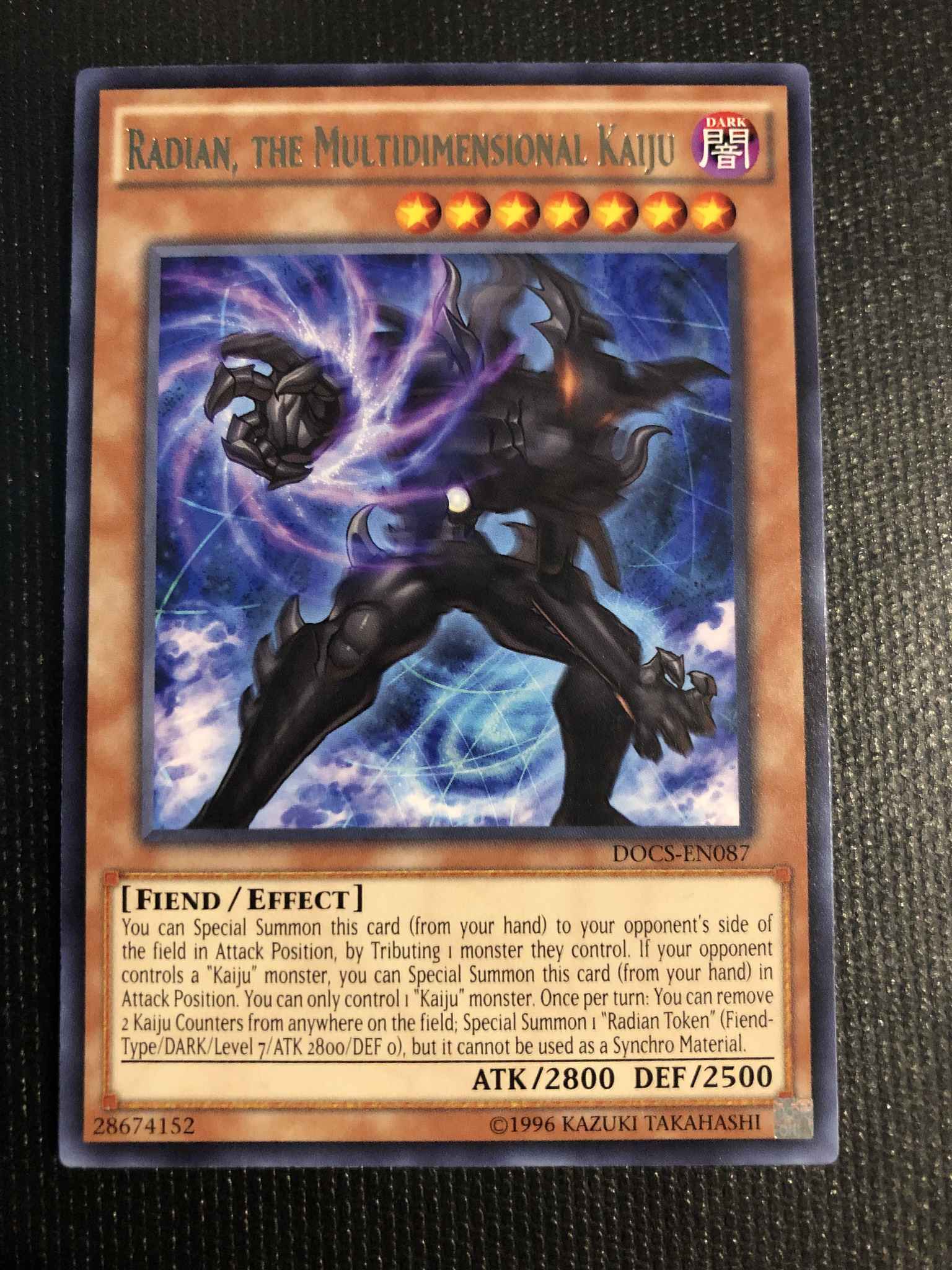 Radian The Multidimensional Kaiju Radian The Multidimensional Kaiju Dimension Of Chaos Yugioh Online Gaming Store For Cards Miniatures Singles Packs Booster Boxes