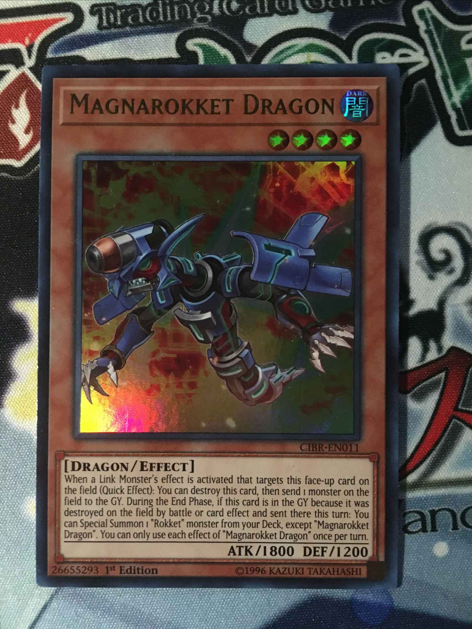 Yugioh Magnarokket Dragon CIBR-EN011 Ultra Rare 1st Edition 