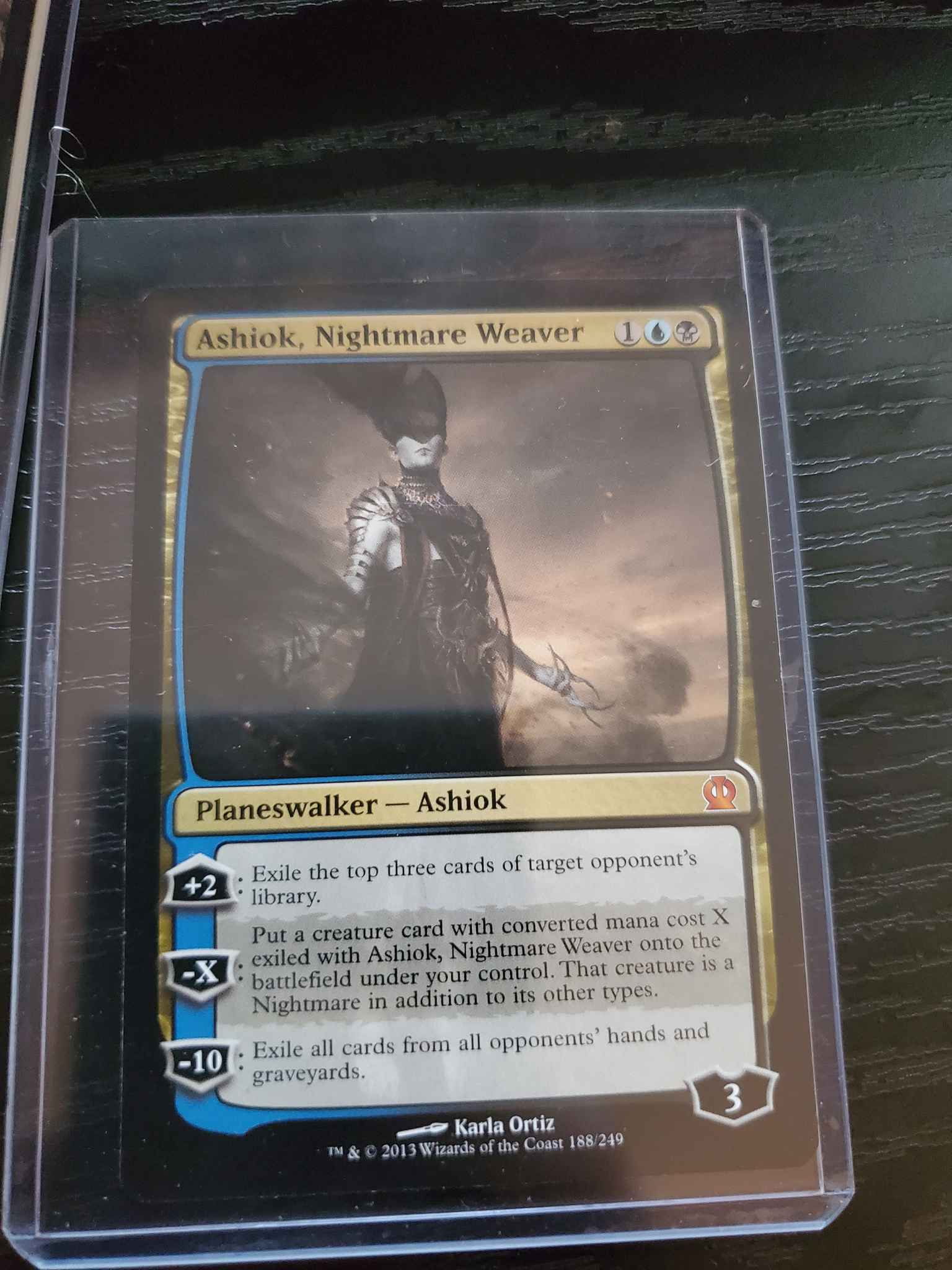 Nightmare Weaver CHOOSE Russian German Japanese English Details about   MTG Theros FOIL Ashiok 