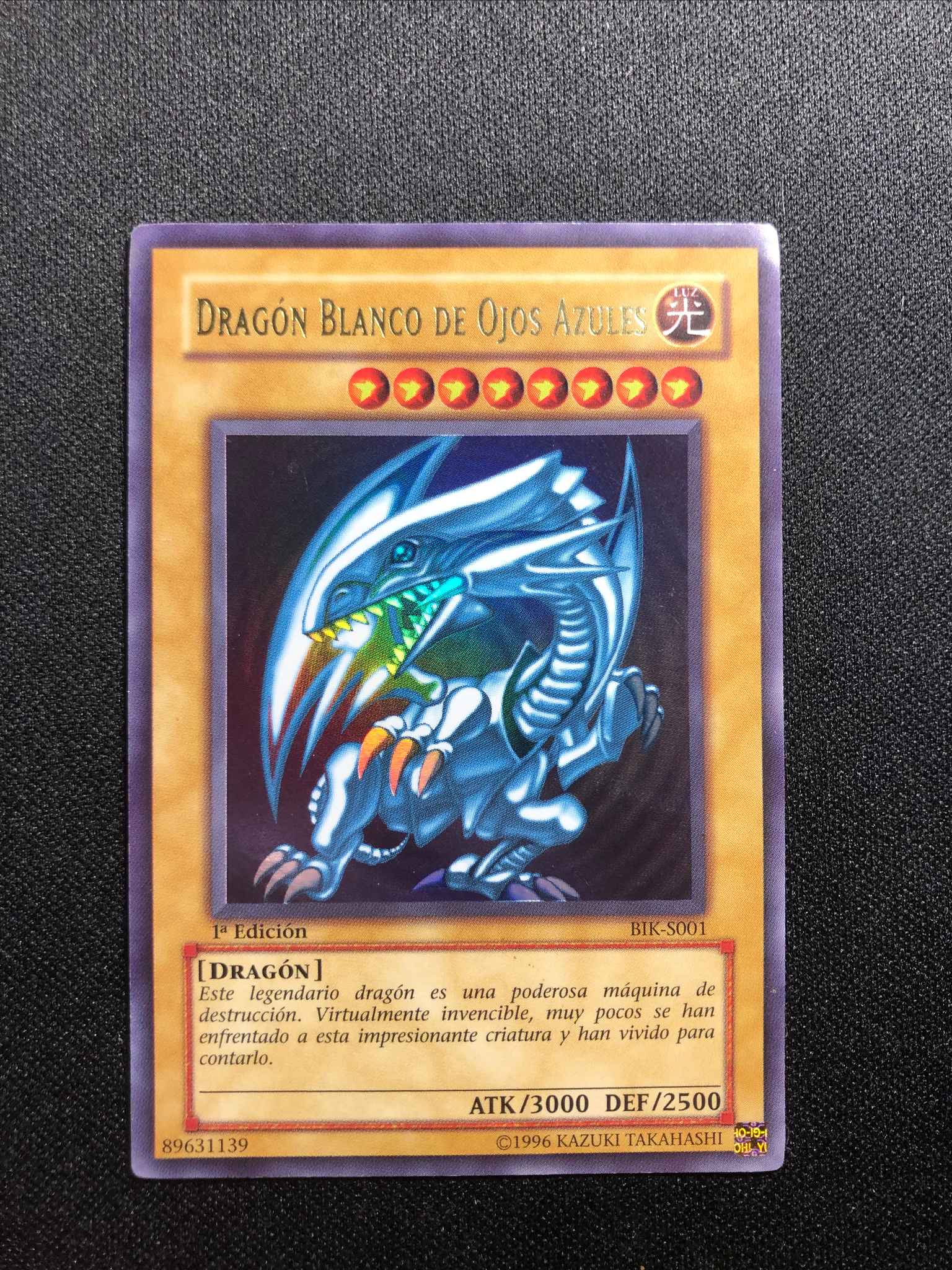 Spanish Blue Eyes White Dragon Bik S001 1st Edition Blue Eyes White Dragon Starter Deck Kaiba Yugioh Online Gaming Store For Cards Miniatures Singles Packs Booster Boxes