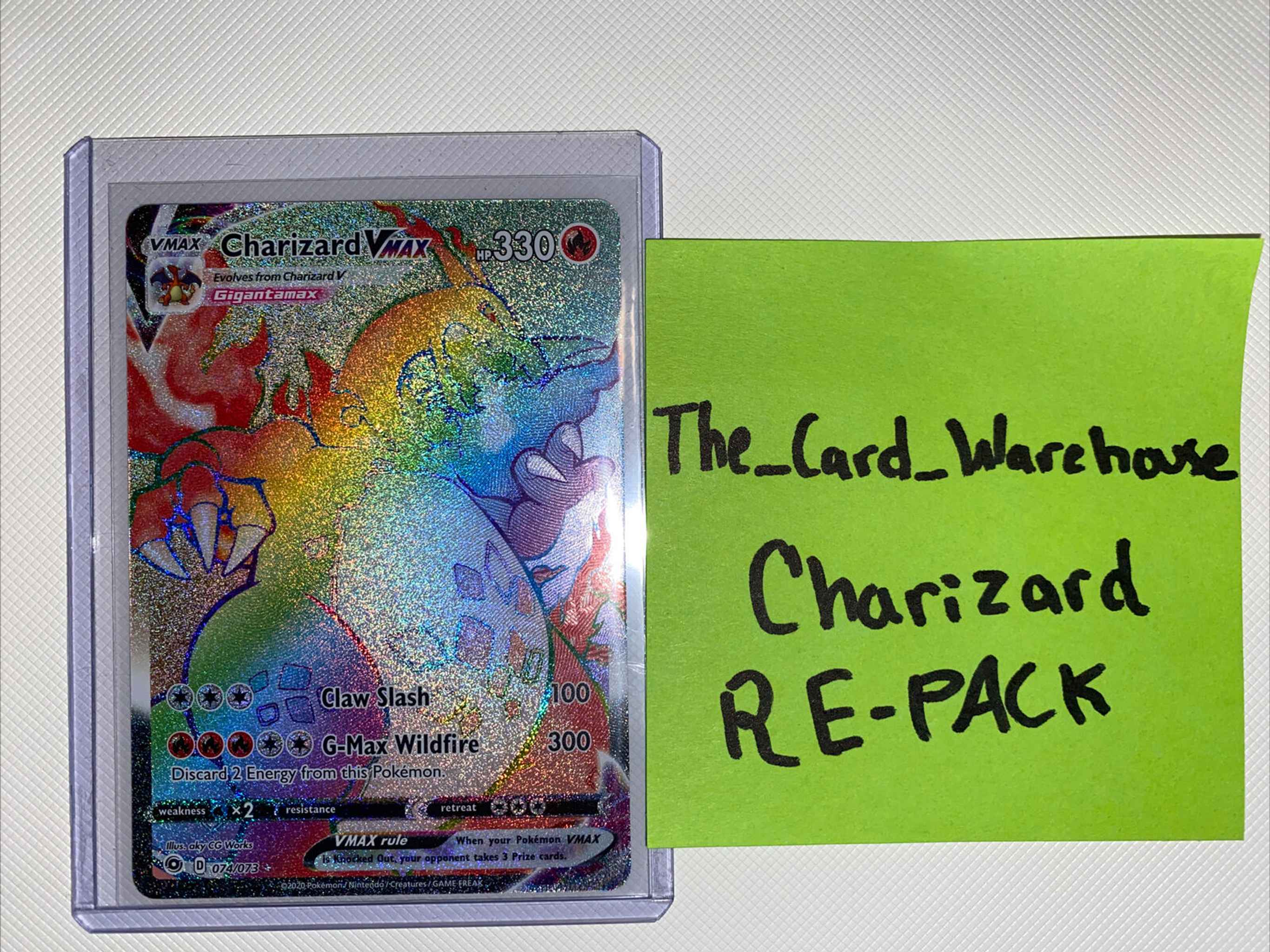 Charizard VMAX 74/73 MINT Champion's Path/Mixed Pokemon Card RePack