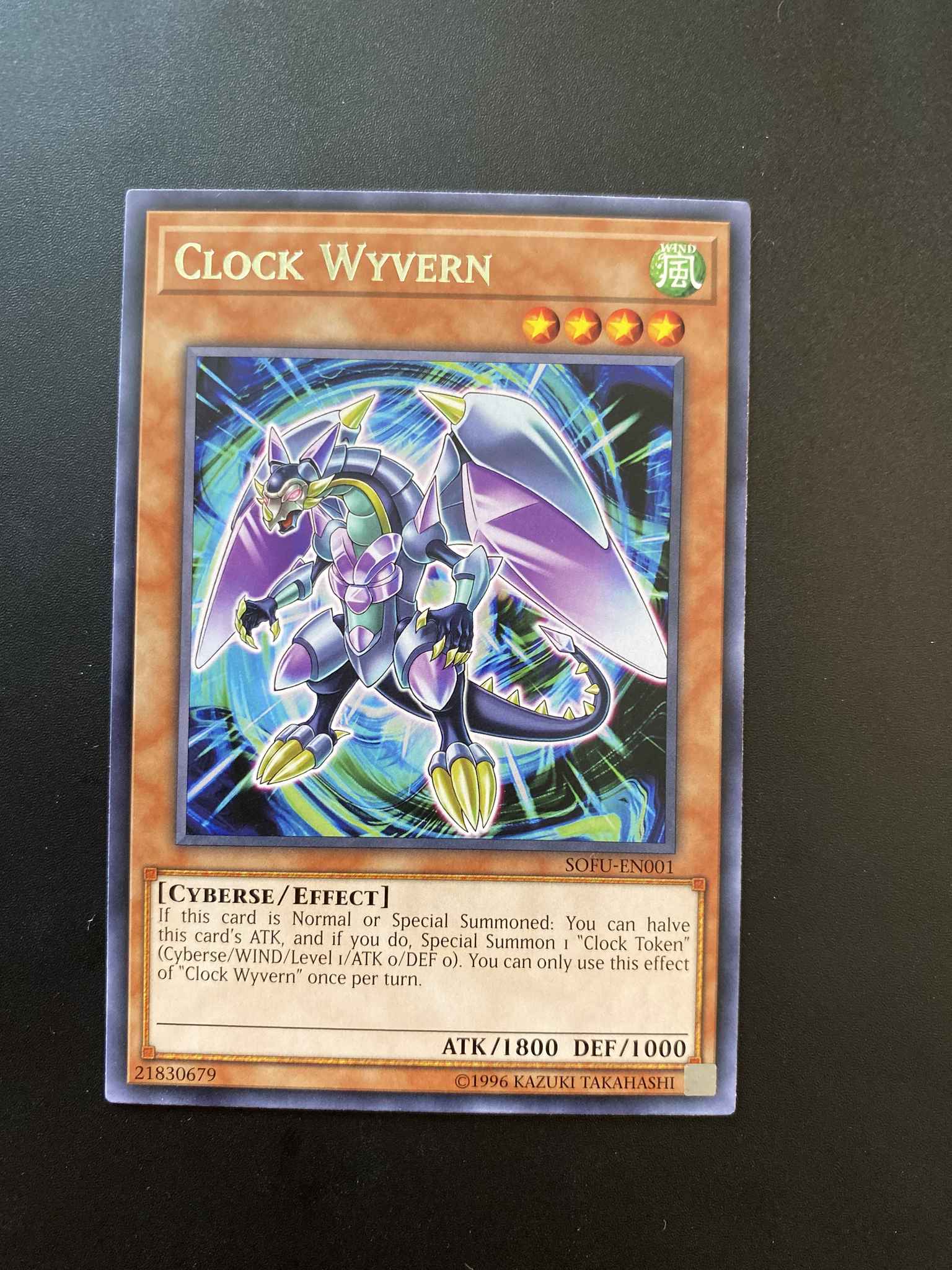 Clock Wyvern SOFU-EN001 Rare Yugioh