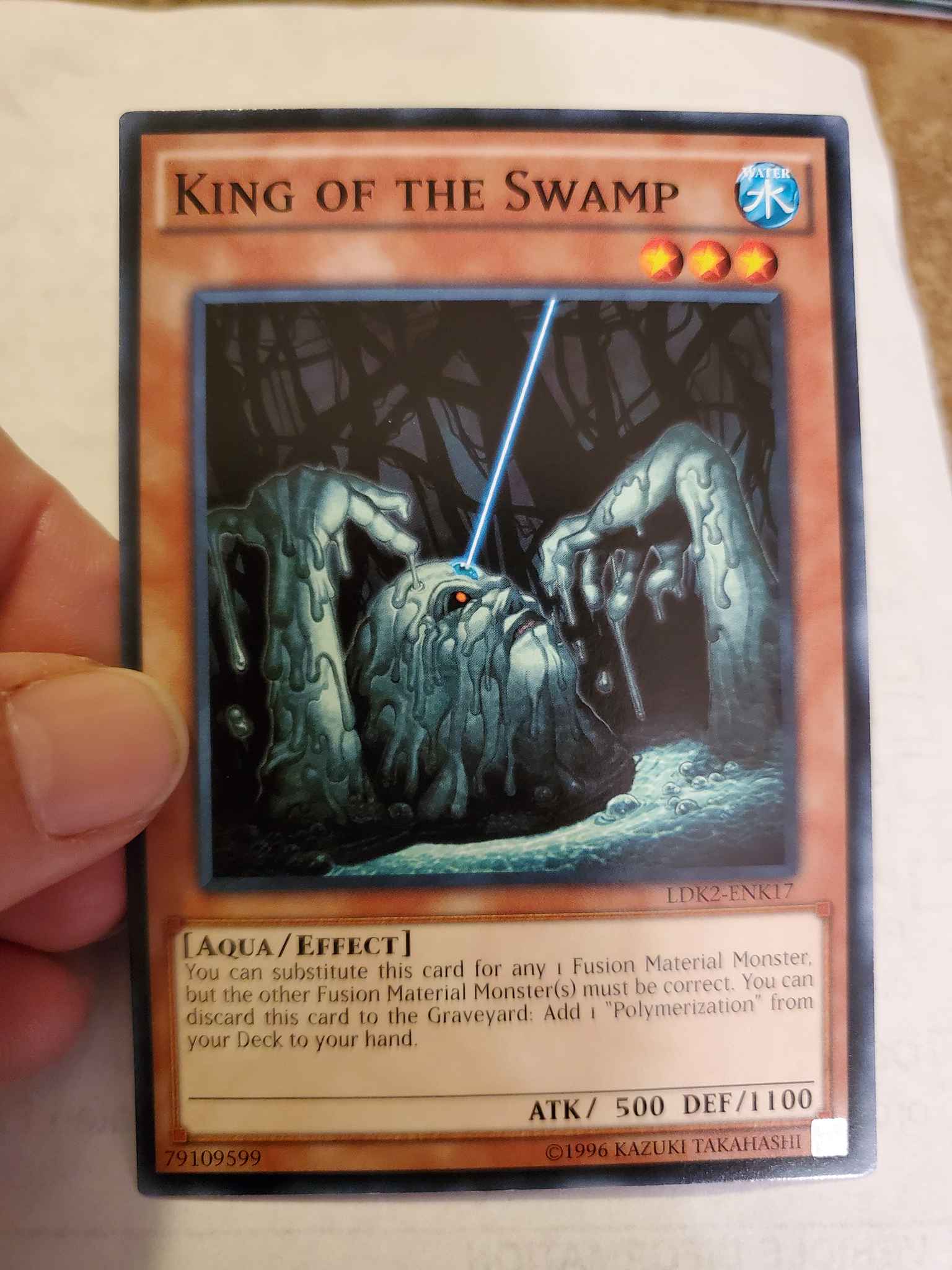 LDK2-ENK17 King of the Swamp UNL edition Mint YuGiOh Card NM