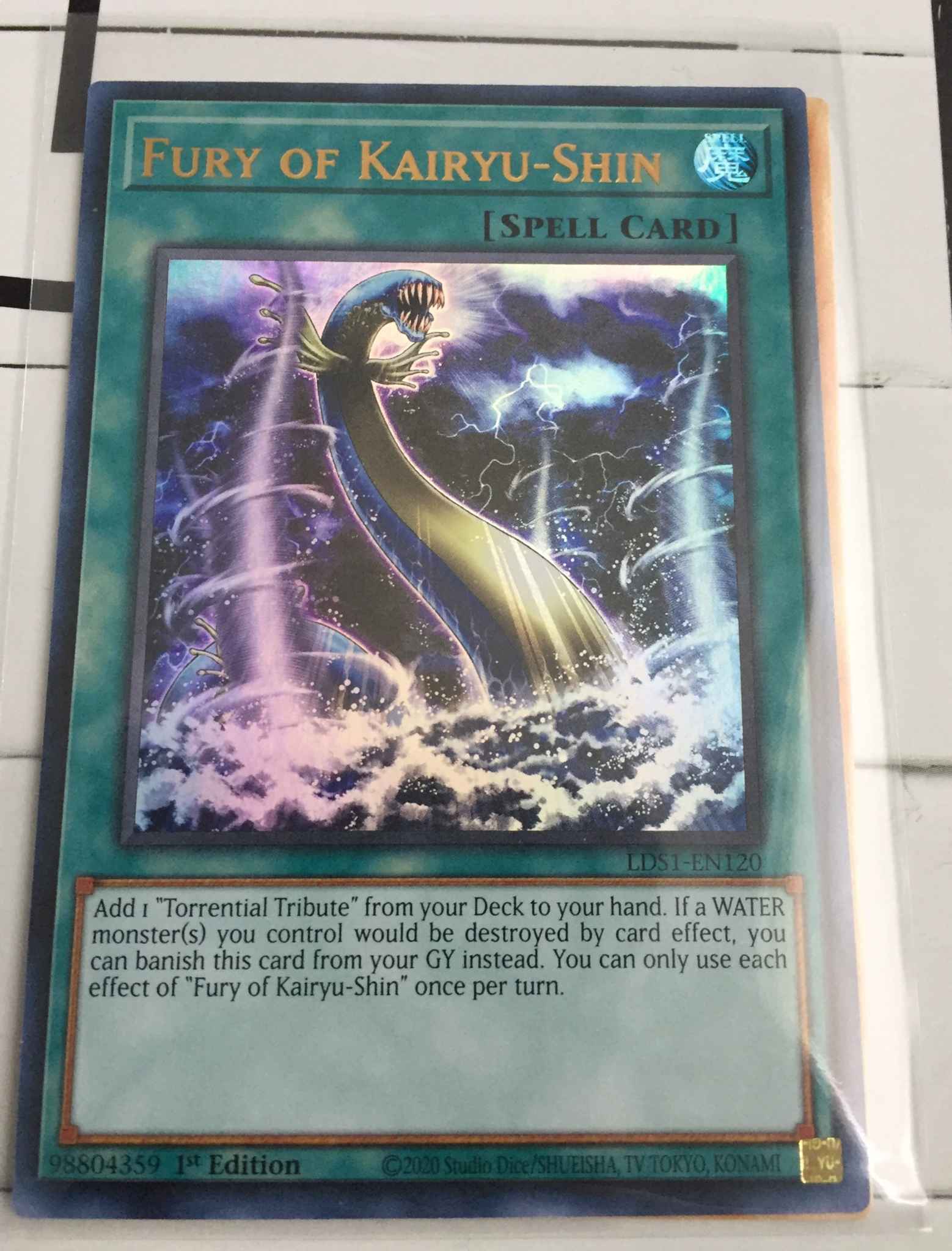 Fury of Kairyu-Shin LDS1-EN120 3x Ultra Rare Yugioh 3x 